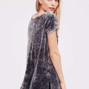 Free People Washed Velvet Tee